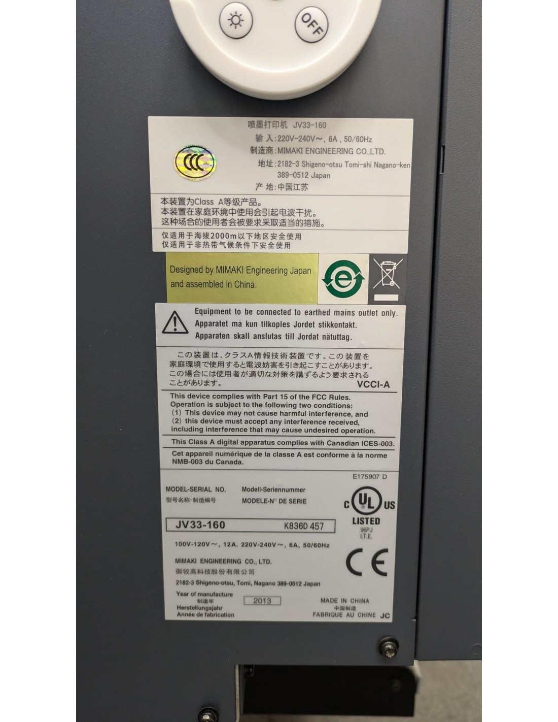 Mimaki JV33-160 Eco-Solvent Inkjet Großformat-Drucker inkl. frischer Wartung