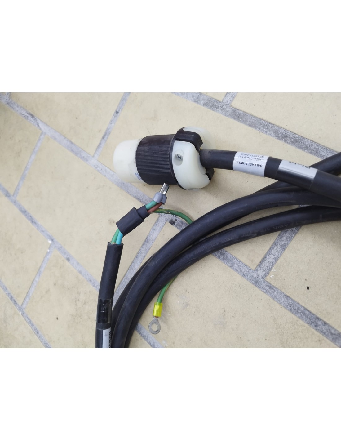 Vutek QS Series UV Lamp Ballast Power Cable – Left Side (45095278-Cable)