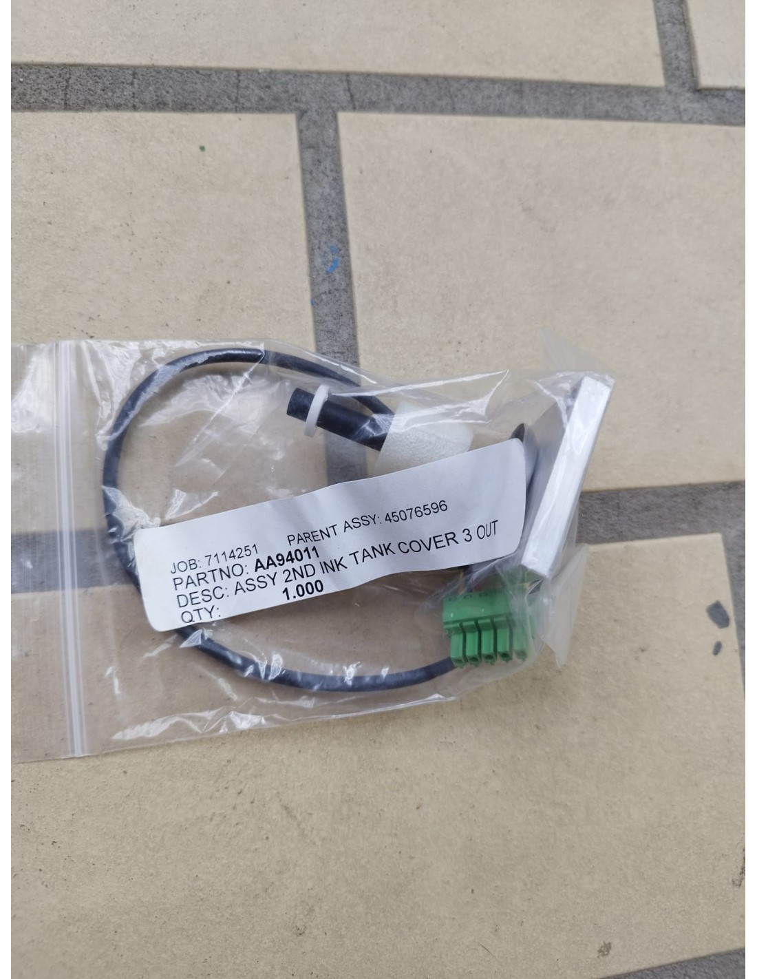 EFI VUTEk Sensor AA94011 – 2nd Ink Tank Cover 3 Out