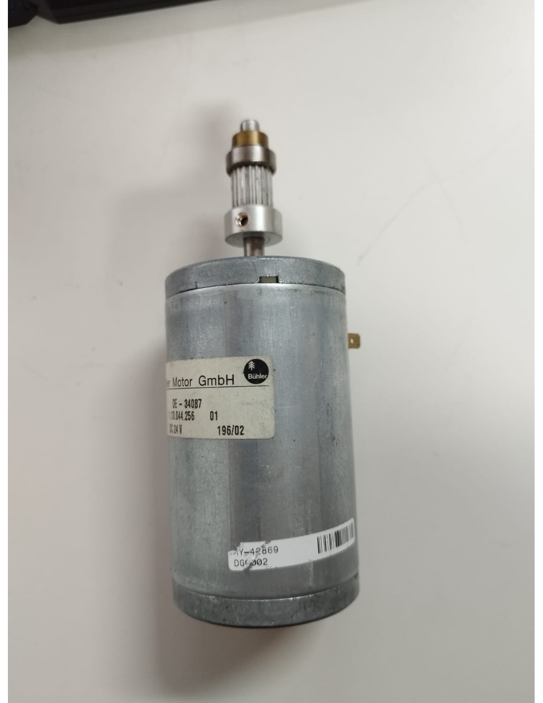 MUTOH PF / X-Motor Assy – MY-42869 – Bühler 1.13.044.256 (DE-34087, 24 V) – gebraucht, geprüft