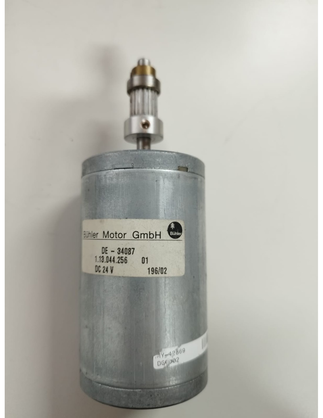 MUTOH PF / X-Motor Assy – MY-42869 – Bühler 1.13.044.256 (DE-34087, 24 V) – gebraucht, geprüft