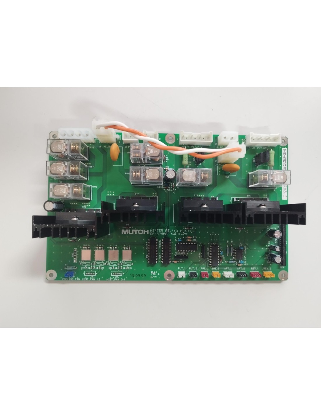 MUTOH – HEATER RELAY3 BOARD – DE-37858 – Relaisplatine für Heizkreise/Lüfter – gebraucht, geprüft