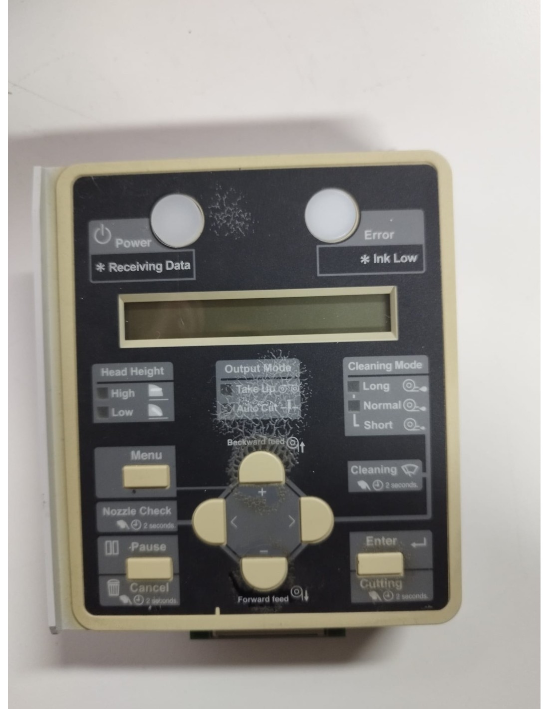 MUTOH ValueJet – Operation Panel Board – MD0011670-0 / TMA008-22 – Made in Japan – gebraucht, geprüft