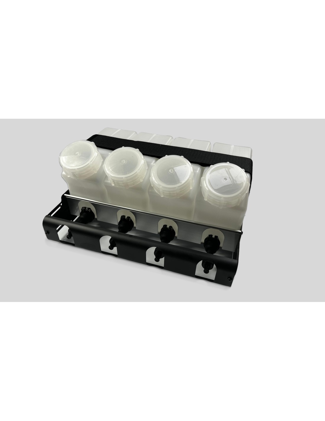 NITE Bulksystem für 1,5L Tintenflaschen mit Chip-Sockel - NAPI-B1FC-4S - Mimaki, Roland