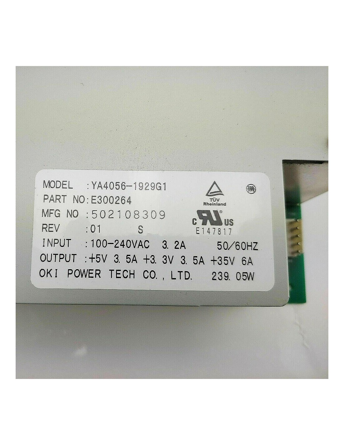 Mimaki JV3, JFX, JV2, JF, JFX, UJV, UJF, GP, TX2 Power Supply Assembly - M013516 (E300374, E300442, E300264, E300236)
